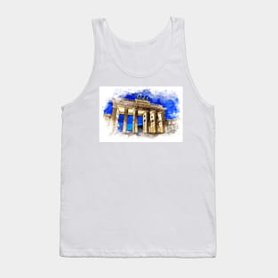 Berlin Germany Watercolor Landscape Art / Deutschland Tank Top